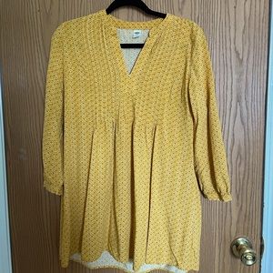 Yellow Old Navy Tunic Dress